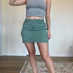 Y2K Faded Flory Mini Skort